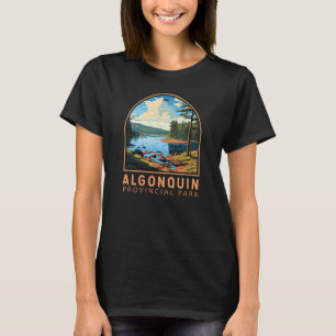 Algonquin Provinzpark Reisen Abzeichen T-Shirt