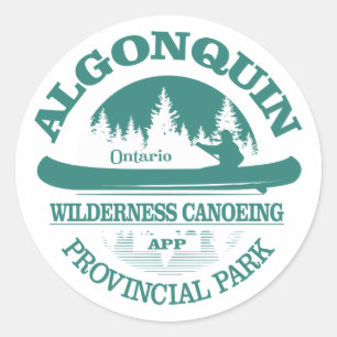 Algonquin Provinzpark Runder Aufkleber