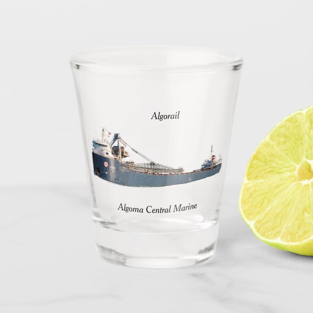 Algorail-Schnapsglas Schnapsglas (Vorderseite)