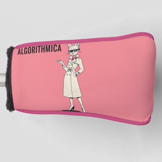 Algorithm Cat Spirit Girl – Golf Accessories Colle Golf Headcover (Vorderseite)