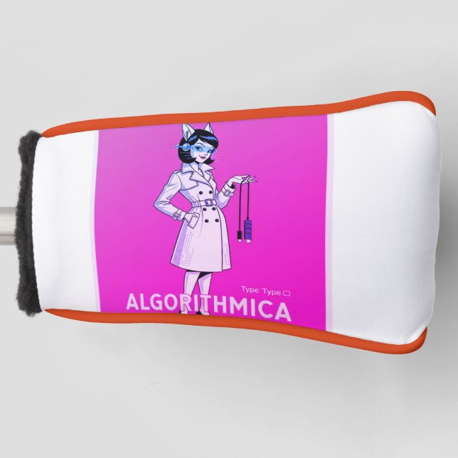 Algorithm Cat Spirit Girl – Golf Accessories Colle Headcover (Vorderseite)