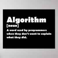Algorithm Funny Dictionary Definition Programmer