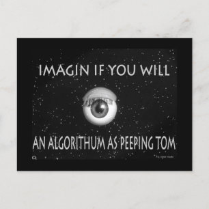 Algorithmus als Pieptant für Tom Cartoon Poster Postkarte