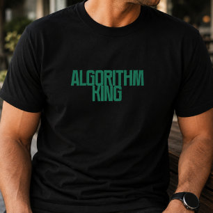 Algorithmus König Data Science Machine Learning T-Shirt