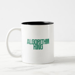 Algorithmus König   Data Science Machine Learning  Zweifarbige Tasse
