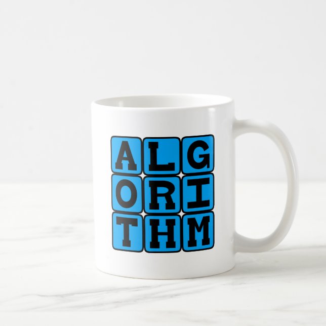 Algorithmus, mathematische Formel Tasse (Rechts)