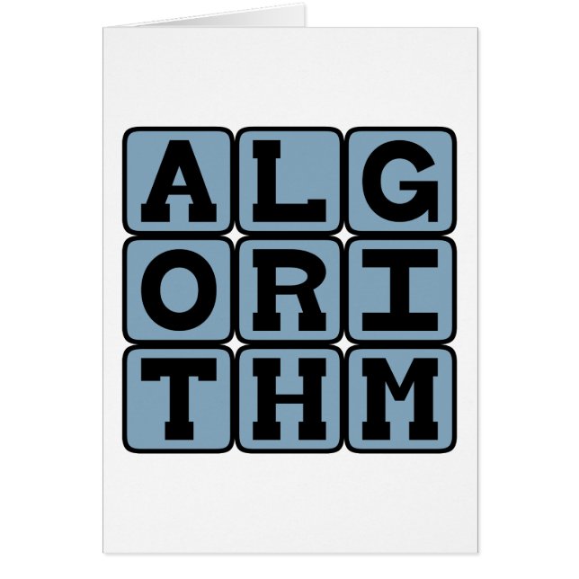 Algorithmus, Verfahren für Berechnungen (Vorne)