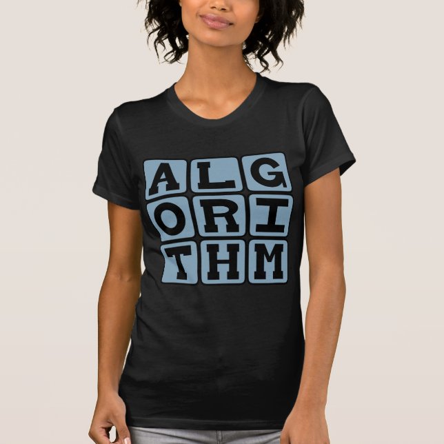 Algorithmus, Verfahren für Berechnungen T-Shirt (Vorderseite)