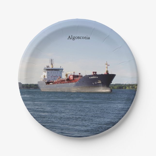 Algoscotia-Papierteller Pappteller (Vorderseite)