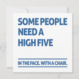 Algunas personas necesitan cinco feiertagskarte