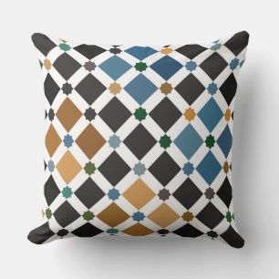 Alhambra-Babykissen – Weiches geometrisches Quadra Kissen
