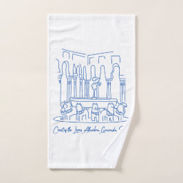 Alhambra Court of the Lions 1 Badhandtuch Set
