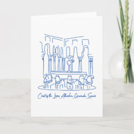 Alhambra Court of the Lions 1 Karte