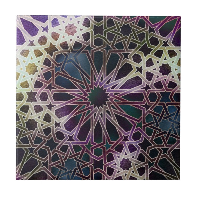 Alhambra-Design Fliese (Vorderseite)