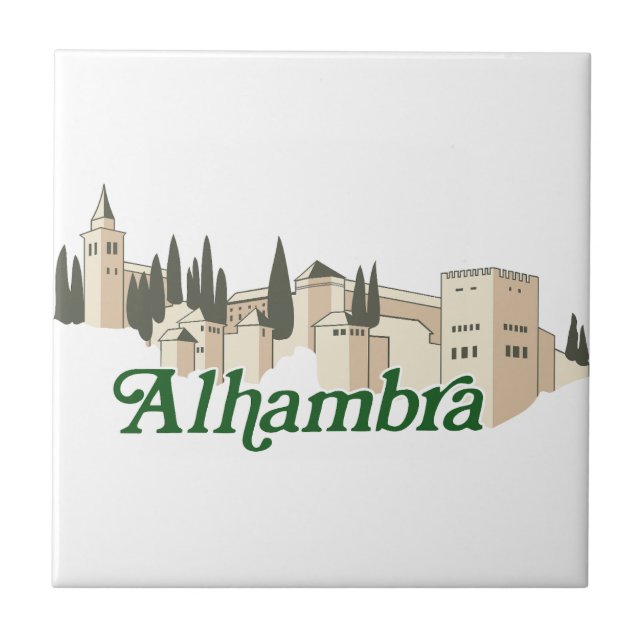 Alhambra Fliese (Vorderseite)