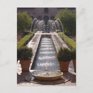 Alhambra Fountain Postcard Postkarte