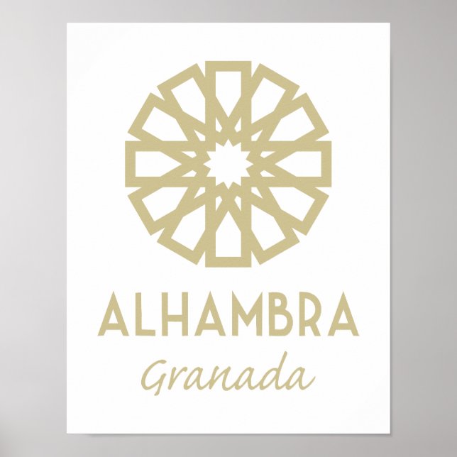 Alhambra Granada 1 Poster (Vorne)