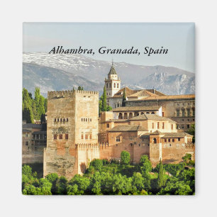 Alhambra, Granada, Andalusien, Spanien Magnet