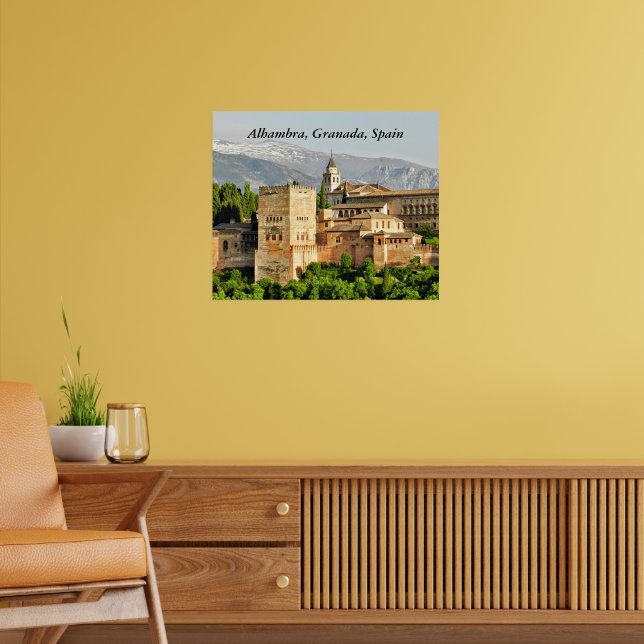 Alhambra, Granada, Andalusien, Spanien Poster (Wohnzimmer 2)
