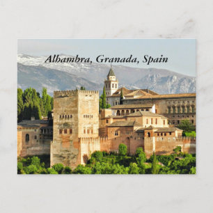 Alhambra, Granada, Andalusien, Spanien Postkarte