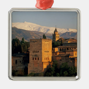 Alhambra; Granada; Andalusien, Spanien, Sierra Silbernes Ornament