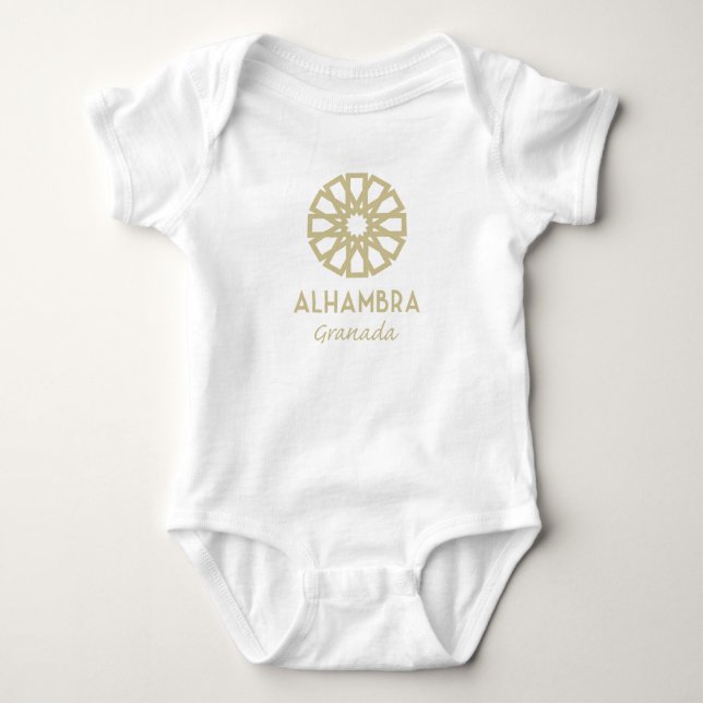 Alhambra Granada Baby Strampler (Vorderseite)
