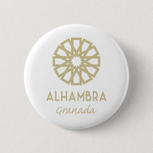 Alhambra Granada Button