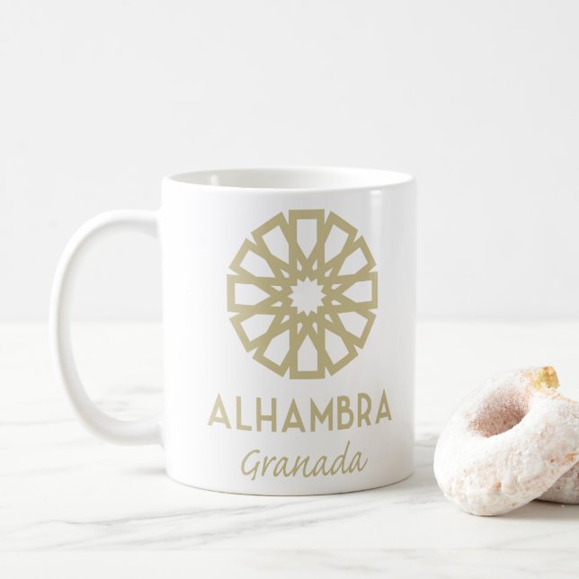 Alhambra Granada Kaffeetasse (Mit Donut)