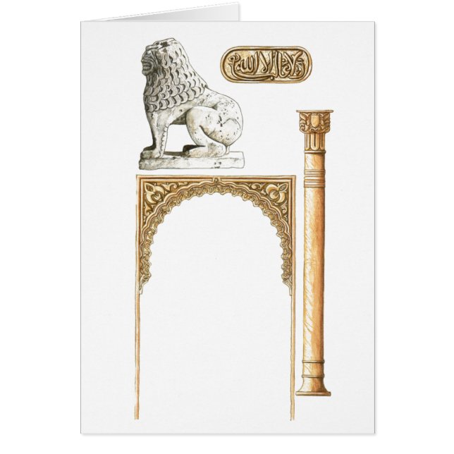 Alhambra Granada Spanien. Details (Vorne)