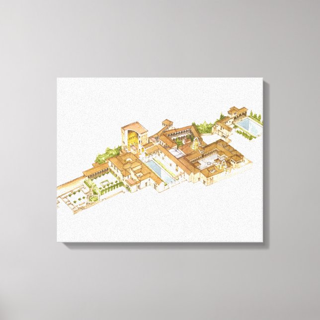 Alhambra Granada Spanien. Königspaläste Leinwanddruck (Vorderseite)
