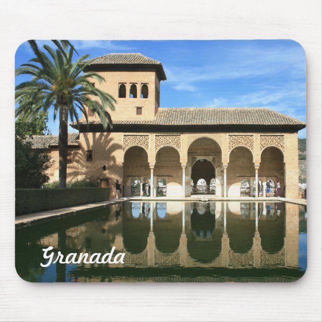 Alhambra Granada Spanien Mousepad (Vorne)