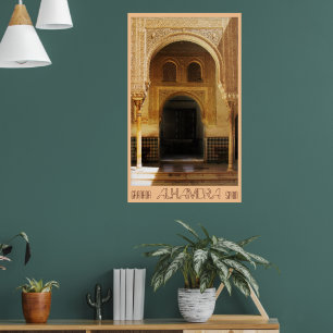 Alhambra, Granada, Spanien Poster