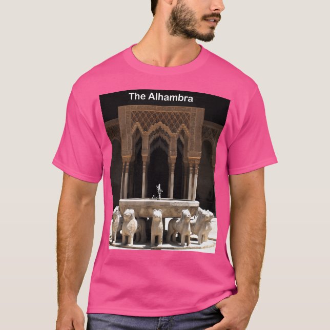 Alhambra Granada Spanien T-Shirt (Vorderseite)