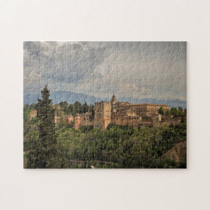 Alhambra, Landschaftliche Aussicht, Granada, Spani Puzzle