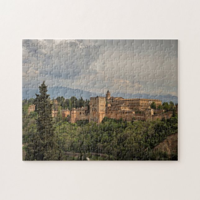 Alhambra, Landschaftliche Aussicht, Granada, Spani Puzzle (Horizontal)