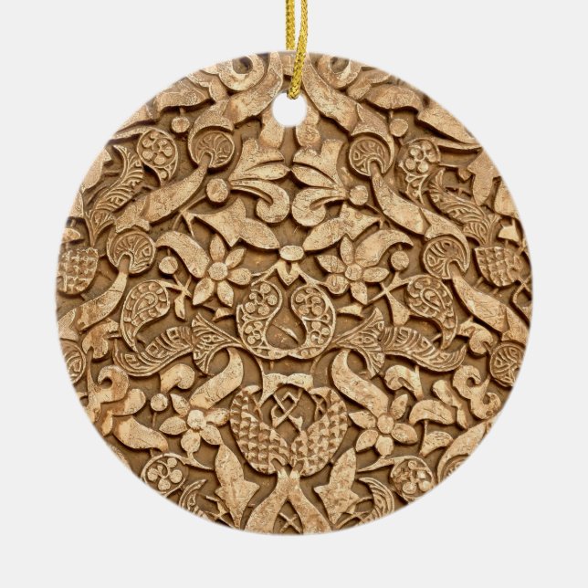 Alhambra-Muster Keramik Ornament (Vorne)