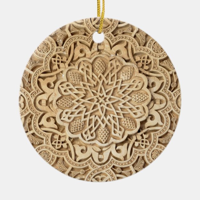 Alhambra-Muster Keramikornament (Vorne)