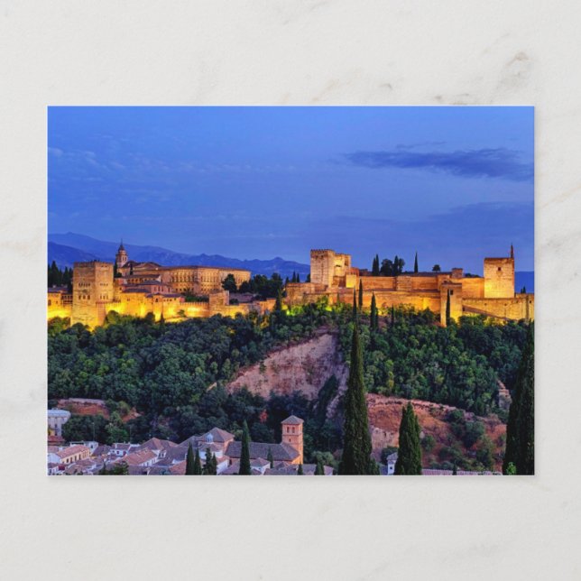 Alhambra Postkarte (Vorderseite)