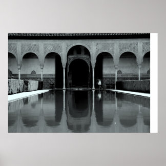 Alhambra-Reflexion Poster