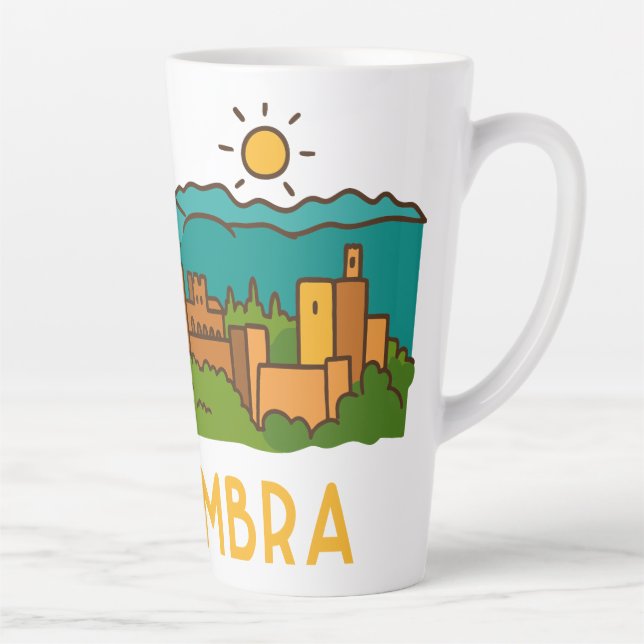 Alhambra-Sonnenuntergang 2 Milchtasse (Rechts)