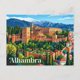 Alhambra Spanien Postkarte
