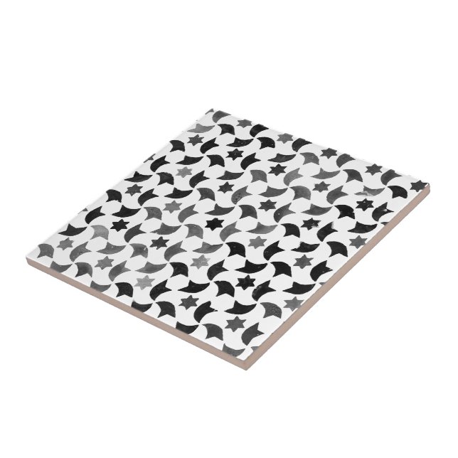 Alhambra spielt Mosaik-transparenten Hintergrund Fliese (Seite)