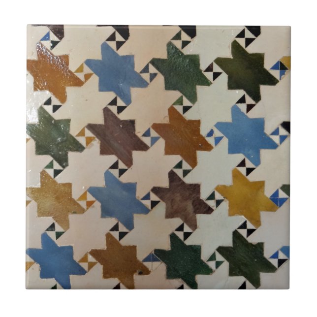 Alhambra-Wand-Fliese #5 Fliese (Vorderseite)