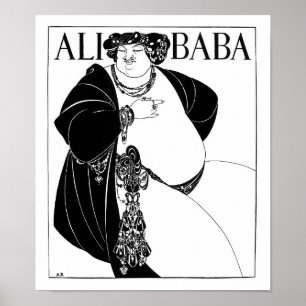 Ali Baba, Aubrey Beardsley Poster