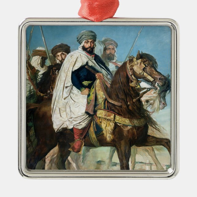 Ali Ben Ahmed, der letzte Kalif von Constantine Ornament Aus Metall (Vorne)