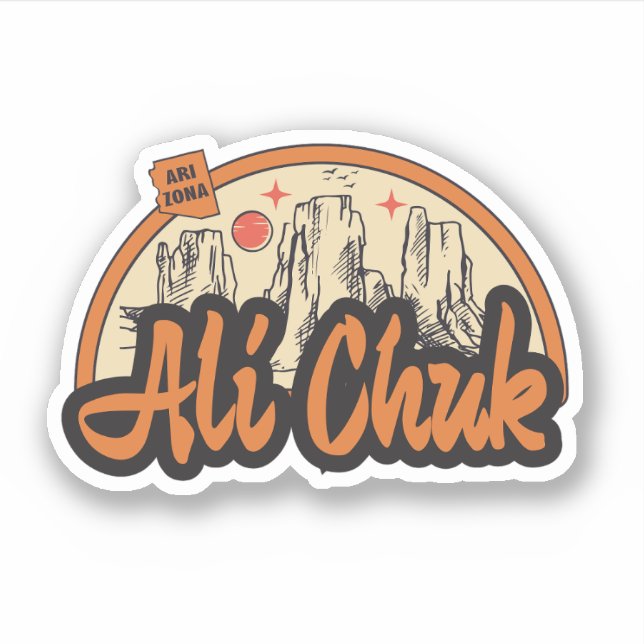 Ali Chuk, Arizona Aufkleber (Vorderseite)