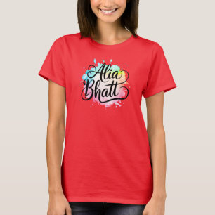 Alia Bhatt Bollywood T - Shirt