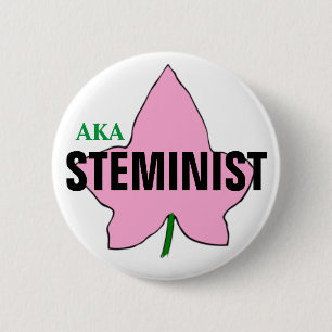 ALIAS ROSA KNOPF DES EFEU-STEMINIST BUTTON