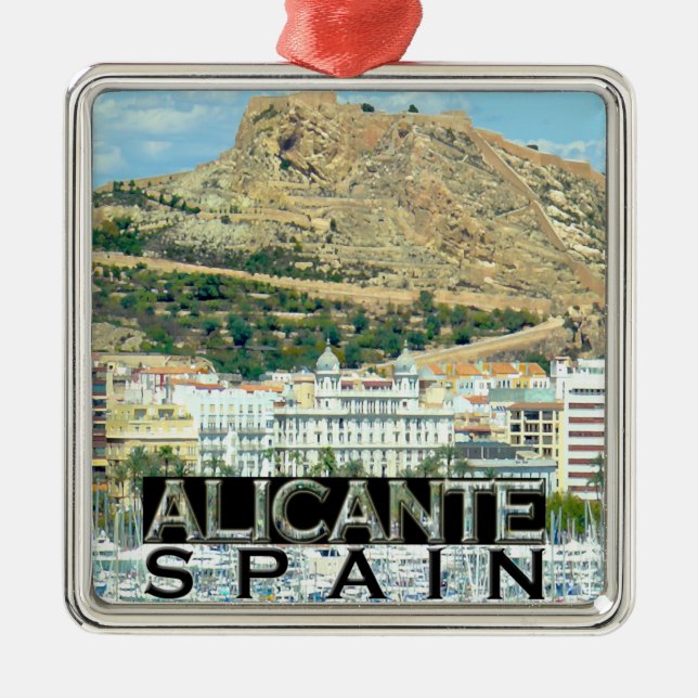 Alicante Ornament Aus Metall (Vorne)
