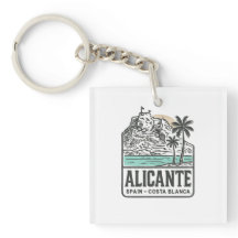 Alicante Skizze Santa Bárbara Burg Costa Blanca